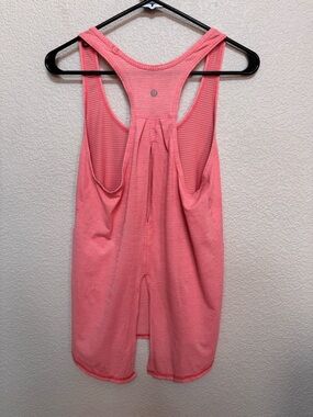 Lululemon Salute The Sun Tank Women’s M Racerback Heathered Pink